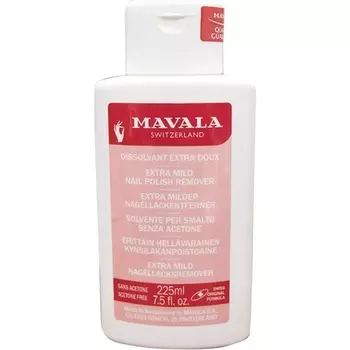 Жидкость для снятия лака Extra Mild Pink, 225 мл, Mavala