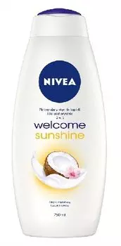Жидкость для ванны и гель для душа 2в1 Welcome Sunshine, 750 мл Nivea