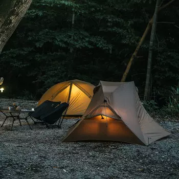 Zhike Noke 2-местная палатка портативное снаряжение для кемпинга на открытом воздухе утолщенная быстро открывающаяся темно-коричневого цвета