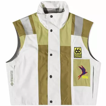 Жилет 66° North X Ganni Kria Cropped, белый