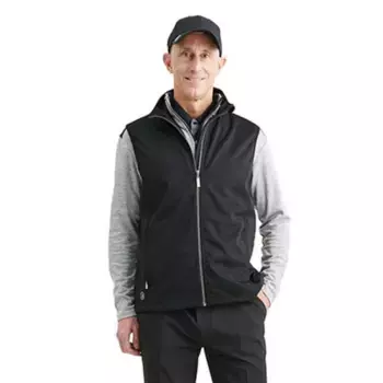Жилет Abacus Golf Lytham Soft Shell, черный