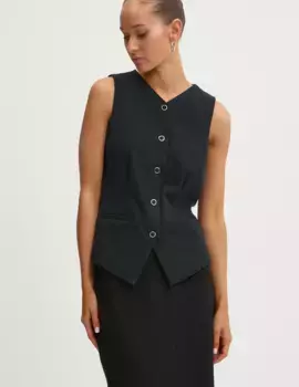 Жилет Abercrombie & Fitch, темно-синий