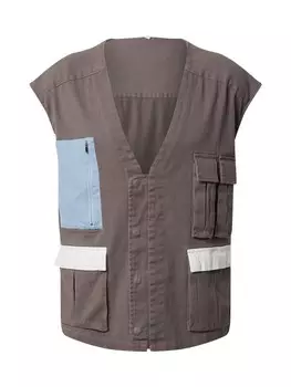 Жилет ABOUT YOU x Benny Cristo Pablo, серый