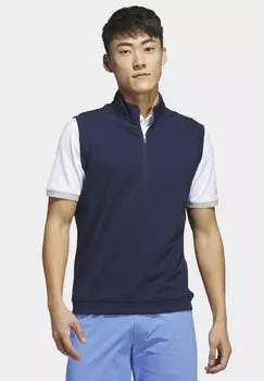 Жилет adidas Golf AUTHENTIC 1 4-ZIP, темно-синий