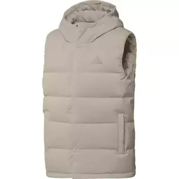 Жилет adidas Helionic Down, серый/бежевый
