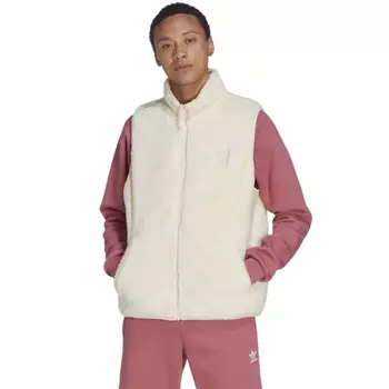 Жилет Adidas Originals Essentials+ Fluffy Fleece Reversible, бежевый