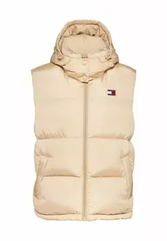 Жилет ALASKA Tommy Jeans, светло-коричневый