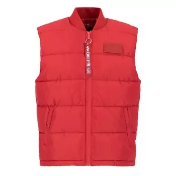 Жилет Alpha Industries Puffer LW, красный