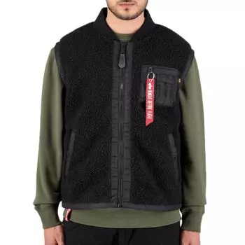 Жилет Alpha Industries Teddy, черный