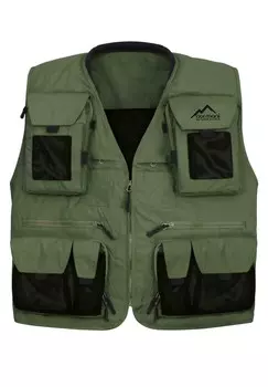 Жилет Angeler Fischerweste Outdoor Funktionsweste normani Outdoor Sports, оливковый