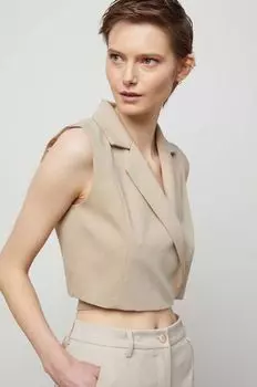 Жилет Answear Lab, бежевый