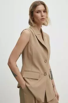 Жилет Answear Lab, бежевый