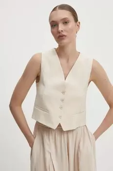 Жилет Answear Lab, бежевый