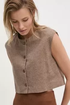 Жилет Answear.Lab, коричневый