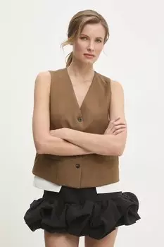 Жилет Answear.Lab, коричневый