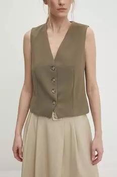 Жилет Answear Lab, зеленый