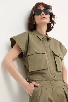 Жилет Answear Lab, зеленый