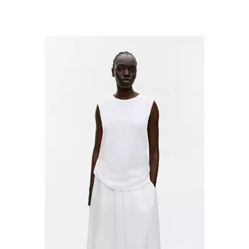 Жилет Arket с круглым вырезом, белый