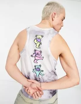 Жилет ASOS DESIGN с разноцветным принтом Grateful Dead