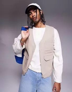 Жилет ASOS DESIGN в камне