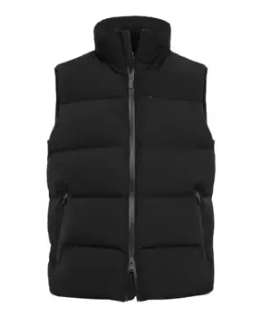 Жилет B tech из эластичного нейлона с гусиным пухом Boggi Milano, черный