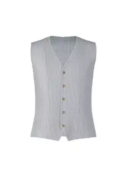 Жилет basics Homme Pliss Issey Miyake, серый