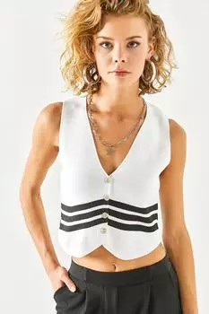 Жилет - Белый - Базовый Olalook