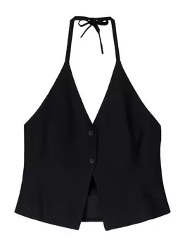 Жилет Bershka, черный