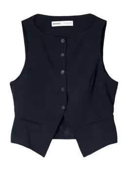 Жилет Bershka, морской синий