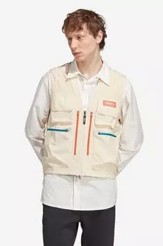 Жилет без рукавов adidas Originals, бежевый