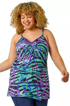 Жилет без рукавов с изображением животных Curve Roman, зеленый