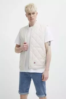 Жилет без рукавов Tommy Jeans, бежевый