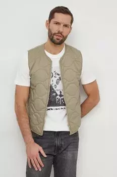 Жилет без рукавов United Colors of Benetton, зеленый