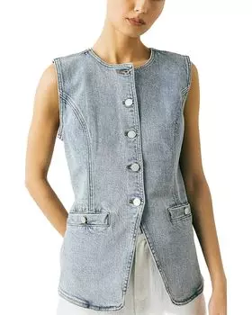 Жилет Blank NYC Summer Vibes Denim Vest, синий
