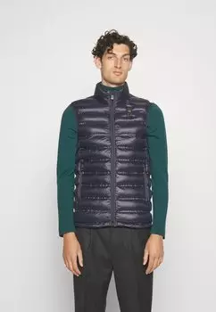 Жилет Blauer БАЗОВЫЙ ЖИЛЕТ С ВЫСОКИМ ВОРОТОМ FUSING, синий