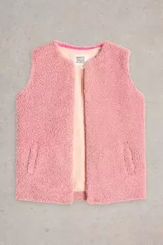 Жилет Борга White Stuff, розовый