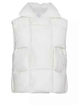 Жилет Bottega Veneta Padded nylon, белый