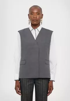 Жилет BOXY REMAIN, темно-серый