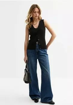 Жилет BUTTON FRONT New Look, черный