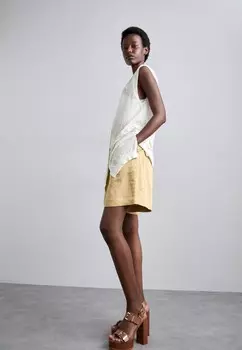 Жилет BUTTON UP POINTELLE KNITID, цвет White