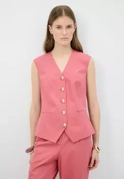 Жилет BUTTONED adL, розовый