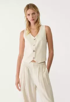 Жилет BUTTONED Stradivarius, цвет Stone
