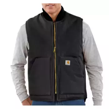 Жилет Carhartt V01 insulated rib collar, серый