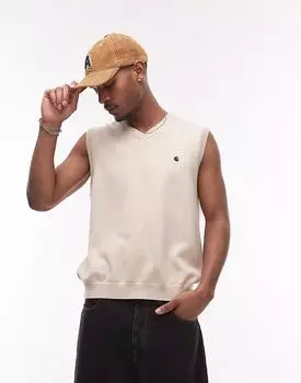 Жилет Carhartt WIP Madison Triot в бежевом цвете