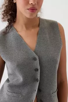 Жилет Cashsoft Gap, серый