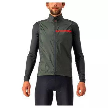 Жилет Castelli Squadra Stretch, зеленый