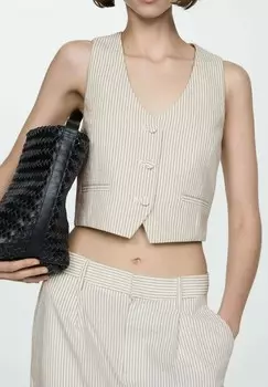 Жилет CELIA Mango, кремовый