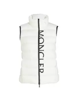 Жилет Cenis с подкладкой из пуха Moncler, белый