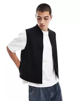 Жилет черного цвета ASOS DESIGN