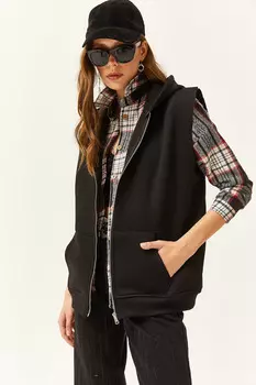 Жилет - Черный - Базовый Olalook, черный